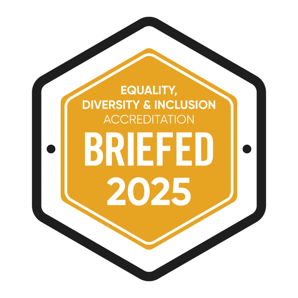 Briefed Badge 2025 EDI Accreditation Annual